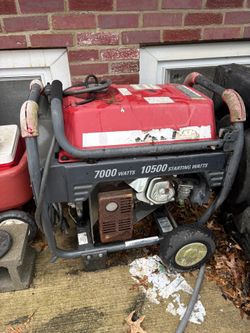 WH Series 7000 Watt 10500 Starting Watts Portable Power Generator
