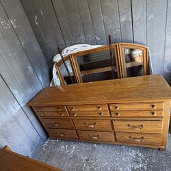 2 Nights , Mirror.  Dresser Asking 300.00