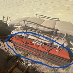 ORANGE LAWN/POOL CHAIRS