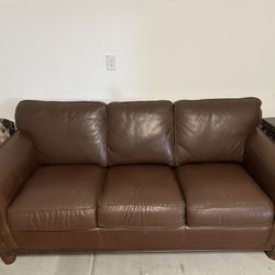 Real Leather Couch
