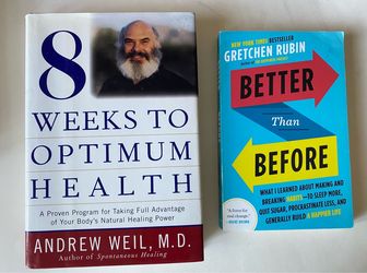 Lot of 2 Health & Habit Books