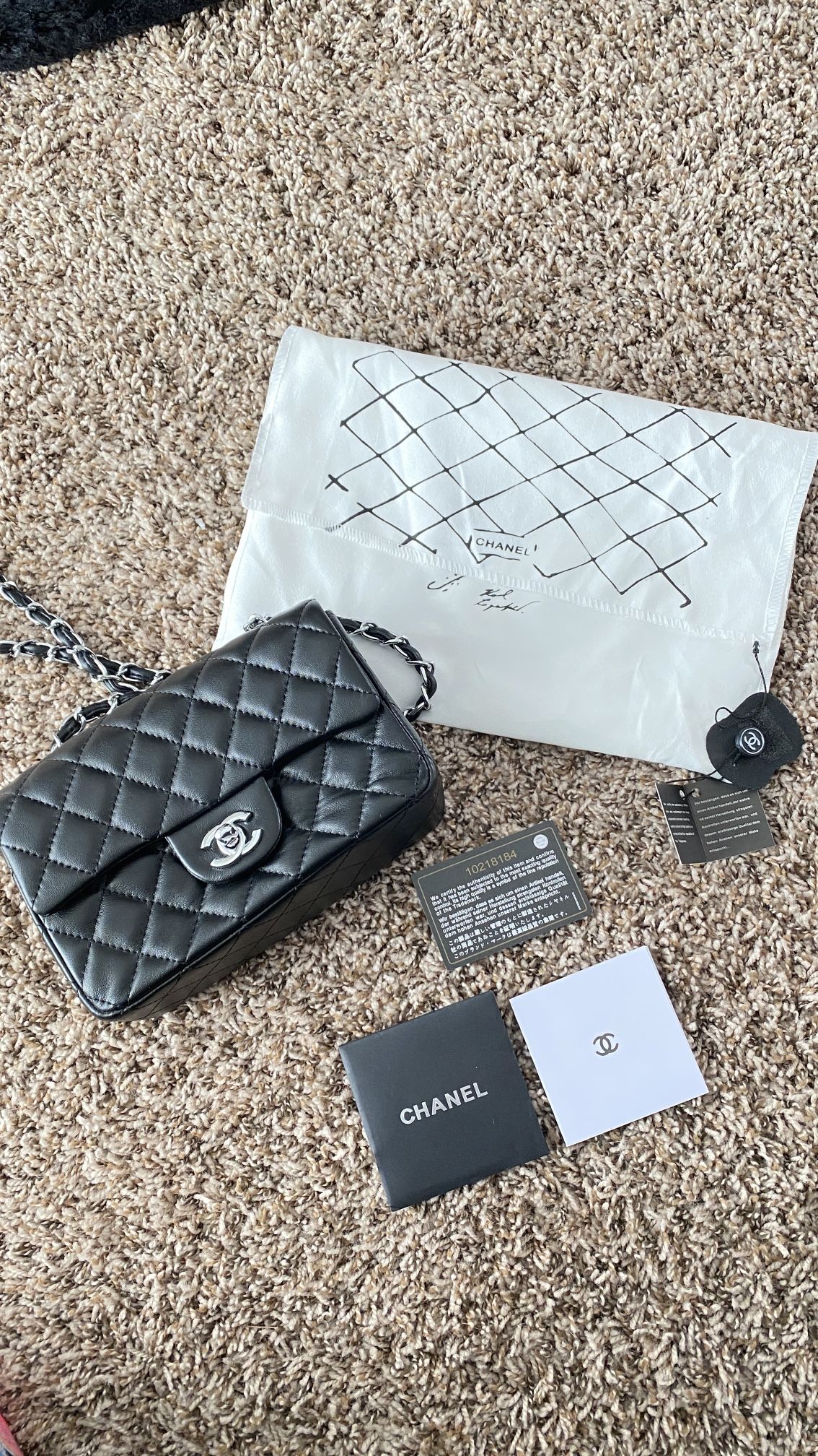 Chanel MINI FLAP BAG w/ Microchip