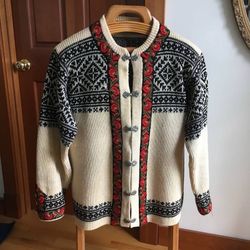 Vintage Nordstrikke A/S Norway Wool Sweater Cardigan
