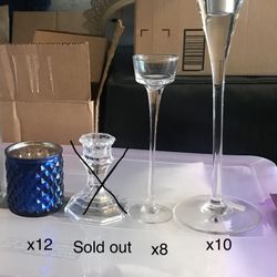 Glass Candle Holders For Wedding