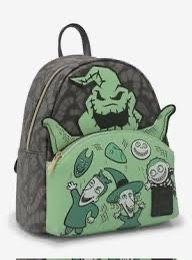 Loungefly Nightmare Before Christmas Oogie Boogie Glow In The Dark Mini Backpack