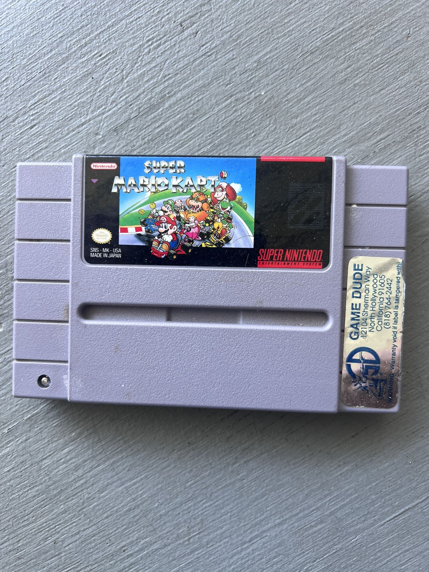 SNES Super Mario Kart Authentic