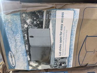 Plastic Resin Storage Shed With Floor 