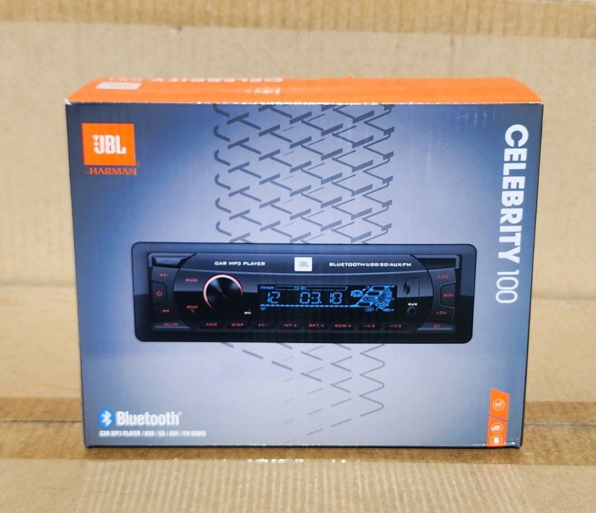 JBL Single Din Car Stereo Bluetooth USB SD Card Mp3 Am/Fm Radio Auxiliary Detachable Face Celebrity Series 100 🚨 No Credit Needed 🚨