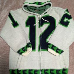 Seahawks Zip Up Sweater Jacket Hoodie