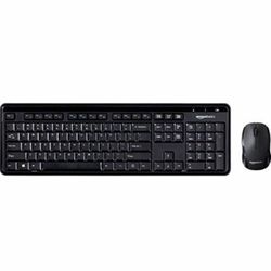 AmazonBasics Wireless Keyboard and Mouse Combo - Quiet and Compact - US Layout (QWERTY)
