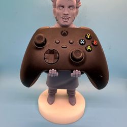 Leather Face Controller Holder (3d Printed) 