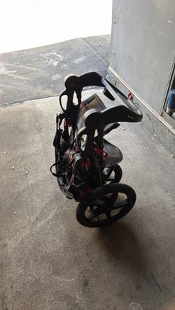 Folding Baby Stroller Black and Red