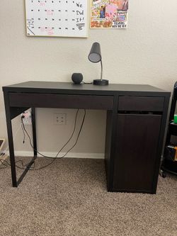 IKEA 2 drawer desk with storage