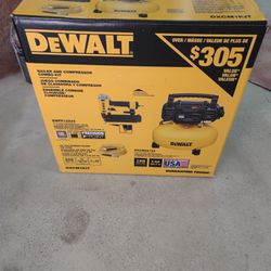 DeWalt Nailer And Compressor Kit