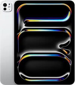 Apple - 13-inch iPad Pro M5 chip Wi-Fi 256GB with OLED - Space Black Nano-texture Glass - Silver