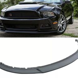 Fits 13-14 Ford Mustang GT R Style 3PC Front Bumper Lip Spoiler Injection PP