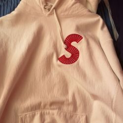 supreme S logo hoodie 