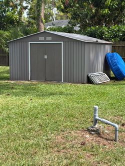 Metal shed