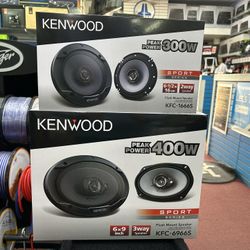 Kenwood Four Speaker Package 6 X 9 And 6 1/2“