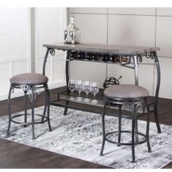 Sprite 3-Piece Pub Table Set