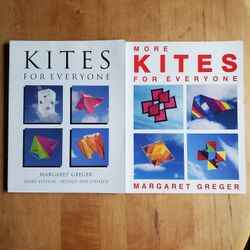 Kites For Everyone And More Kites For Everyone, Margaret Greger, 2 Book Set, NEW