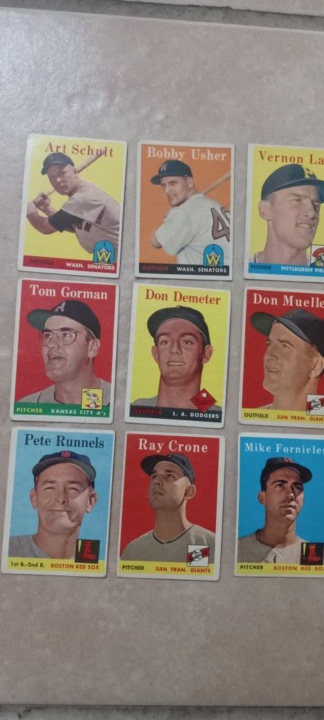 1958 Topps Cards