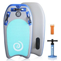Lightweight and portable 40-inch inflatable bodyboard for adults and children, surfboards for beach and river
