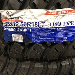 Brand New Tires (1) Atlander Roverclaw M/T I (33x12.50R18LT) (Single) ($179)