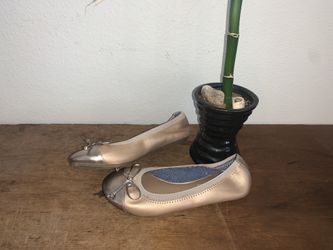 🔐 Little Girl’s Size 11.5 M Sperry Kid Elise Flats Rose Gold