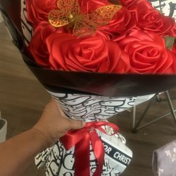 Lindo Ramo De Rosas Eternas 