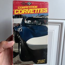 Competition Corvettes VHS TAPE 