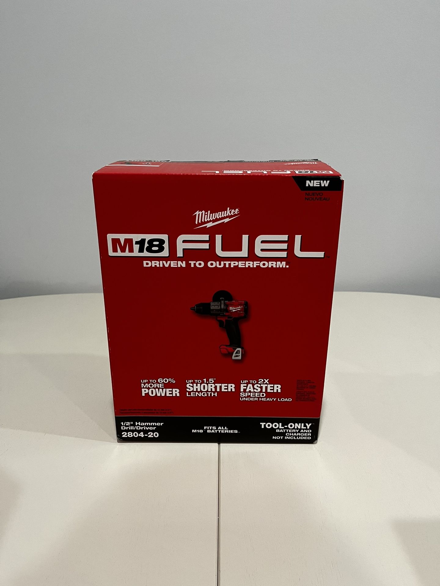 Milwaukee 1/2 in. Hammer Drill/Driver 2804-20 M18 FUEL (Tool Only)