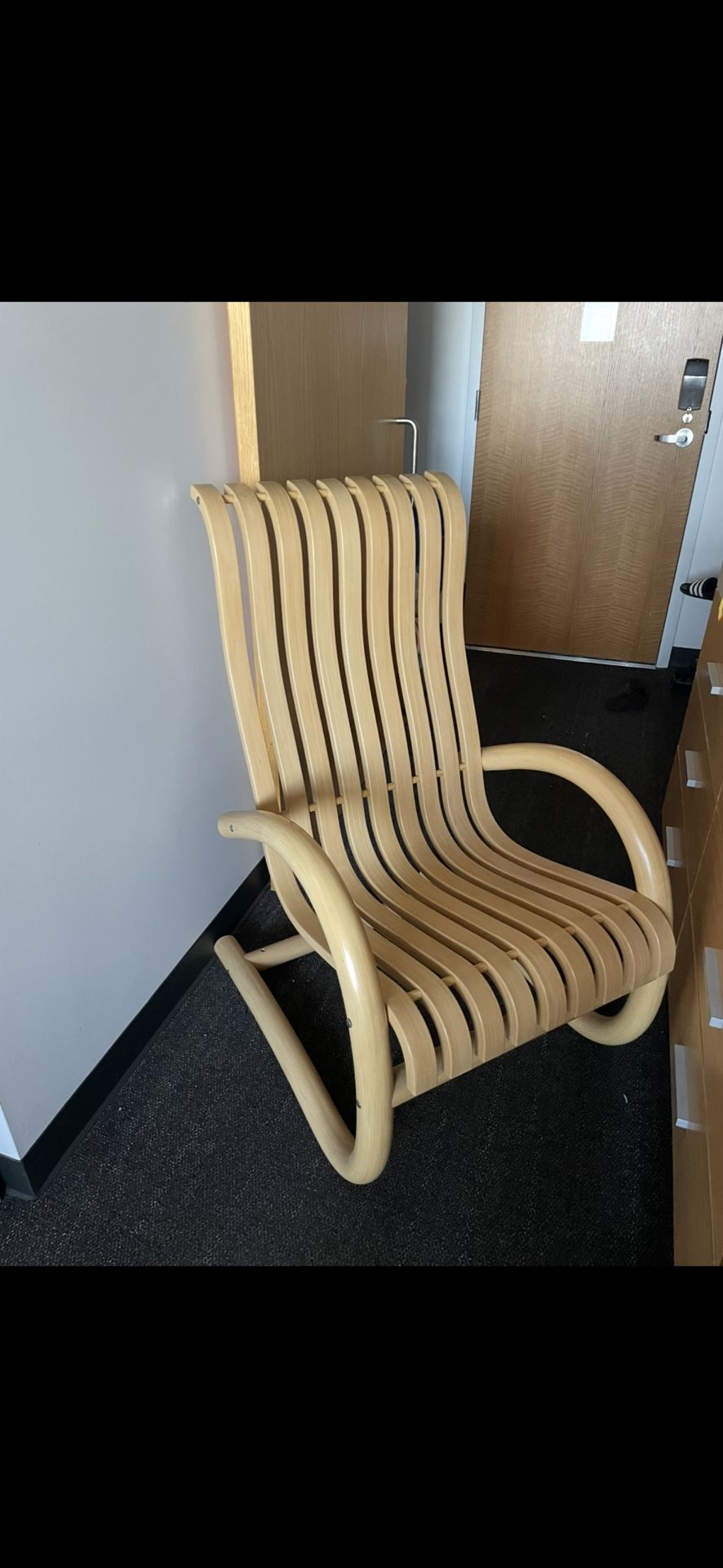 80s Scandinavian Bentwood Chair