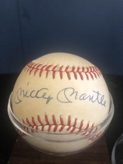 Autographed Mickey Mantle Baseball