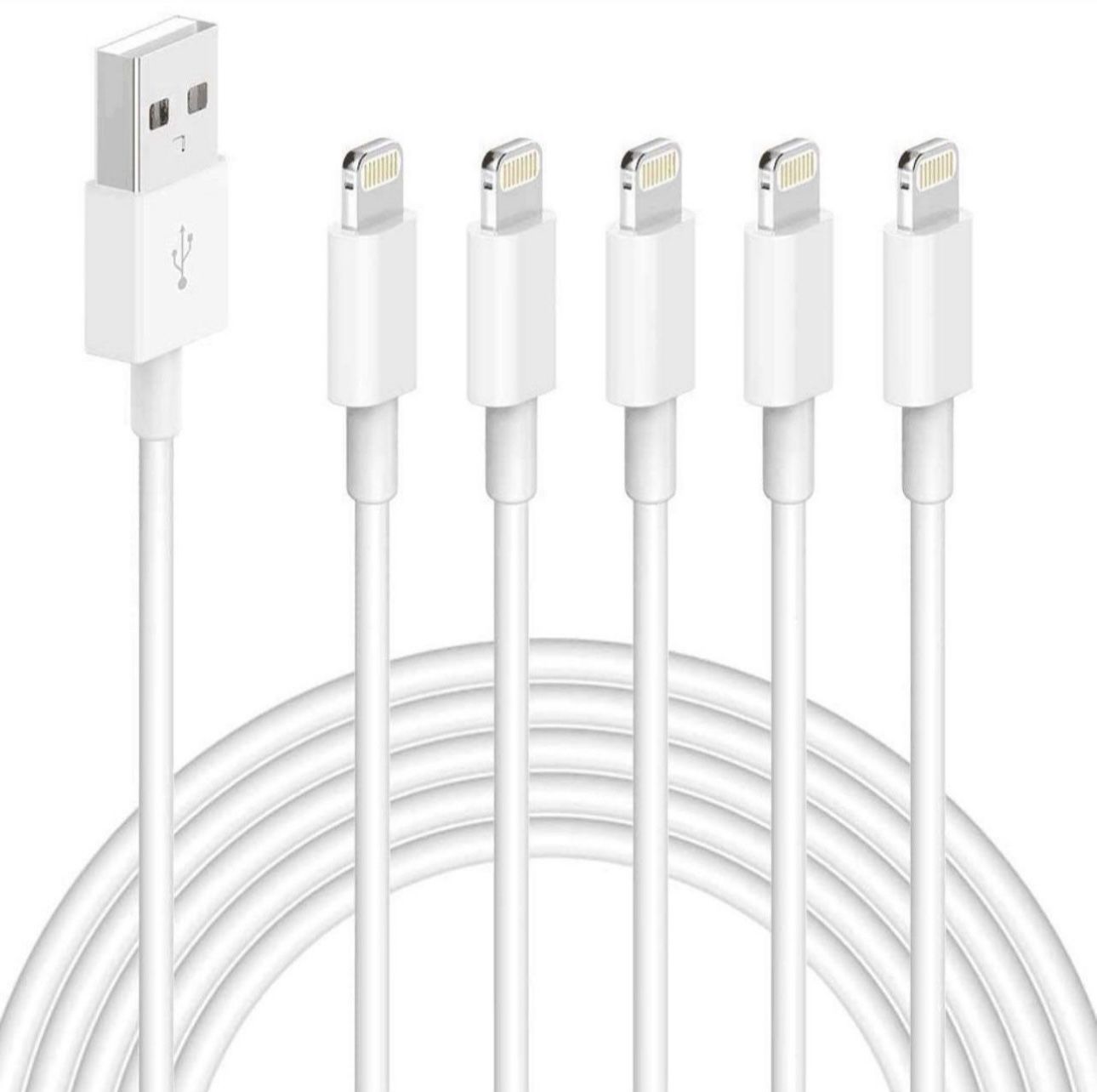 iPhone Charger,5 Pack (10 FT) VODRAIS [Apple MFi Certified] Charger Lightning to USB Cable Compatible iPhone 13/12/11 Pro/11/XS MAX/XR/8/7/6s plus,iPa