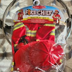 Fire Chief Childrens Costume Set (5 Pieces)