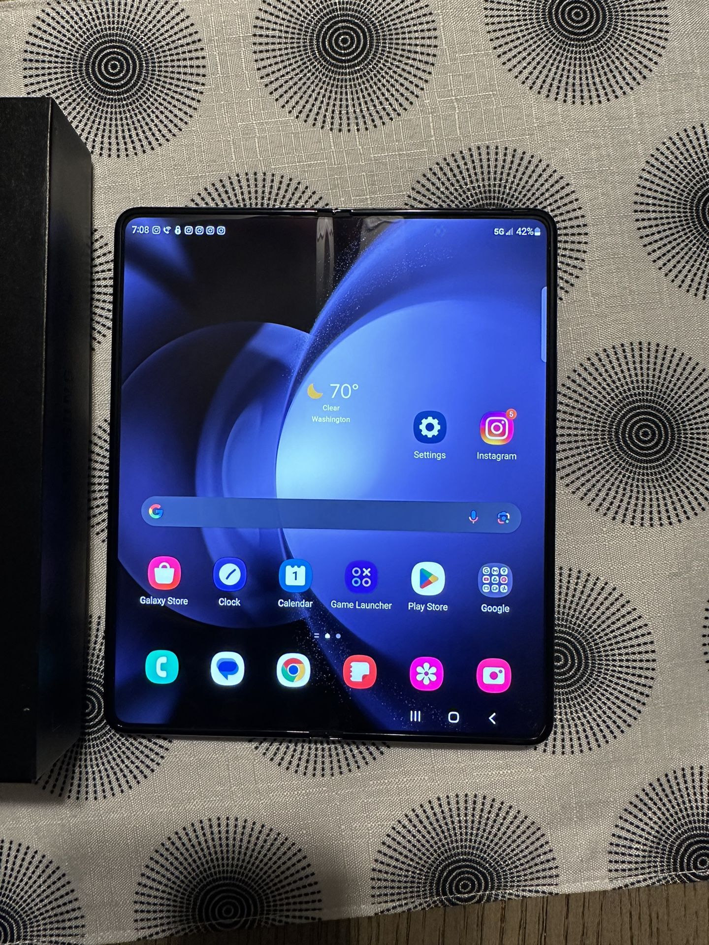 Galaxy Z Fold 5 Brand New Verizon Duel esim Card Ready