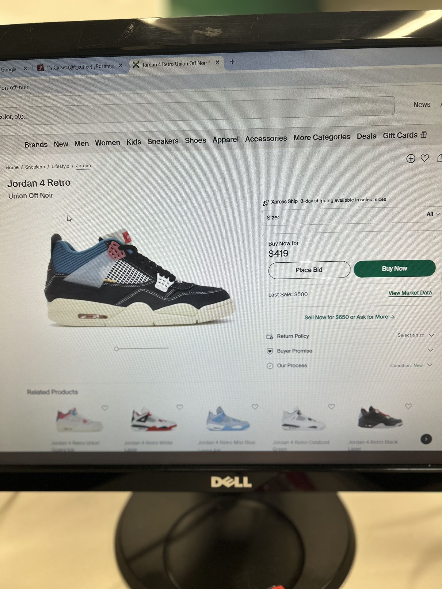 Jordan 4 Retro Unions