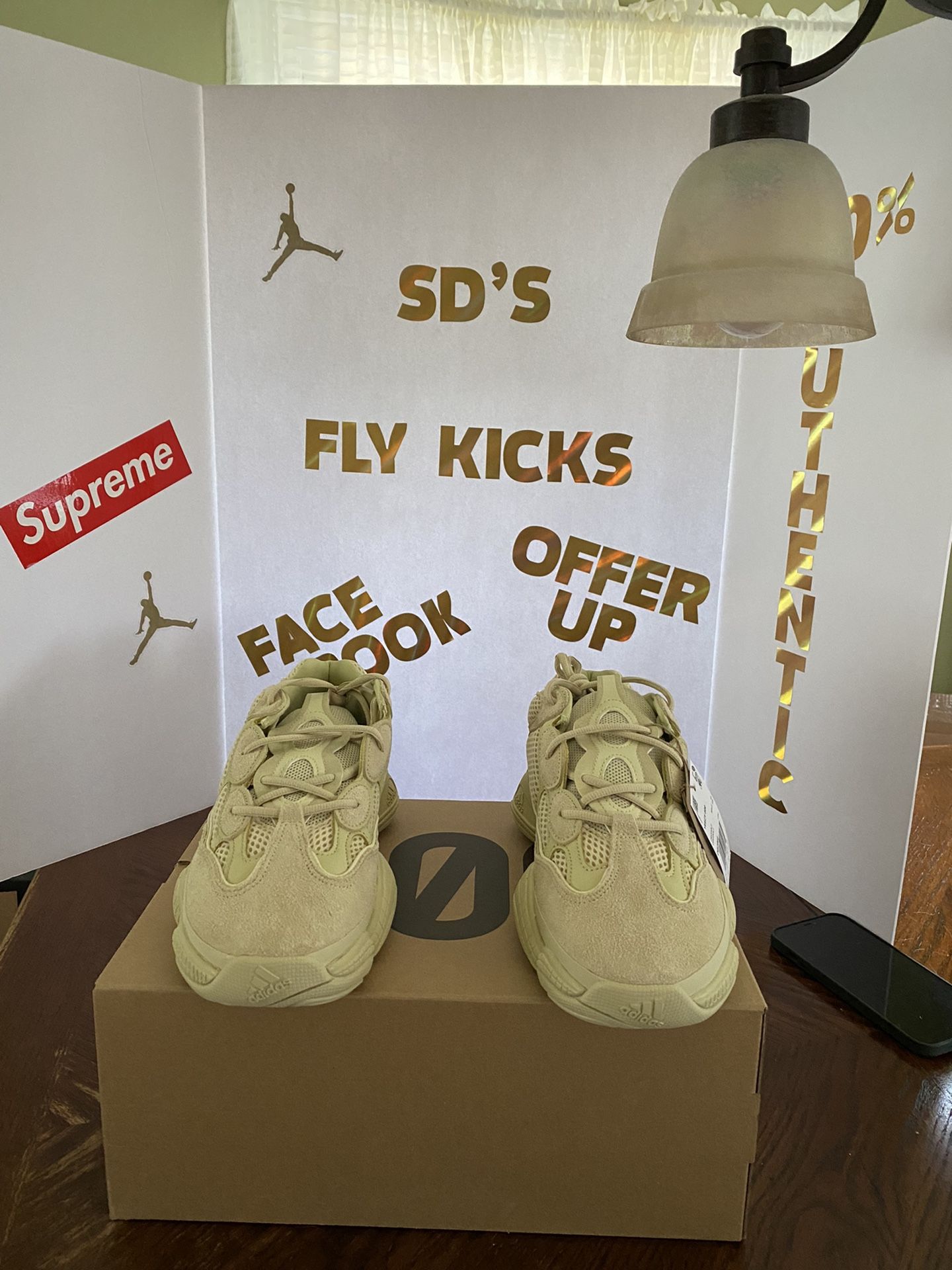 adidas gazelle silver green womens DB2966 adidas Yeezy 500 Super Moon Yellow [USED] main image 1