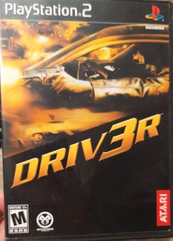 PS2 DRIV3R Driver3 PlayStation 2 Video Game