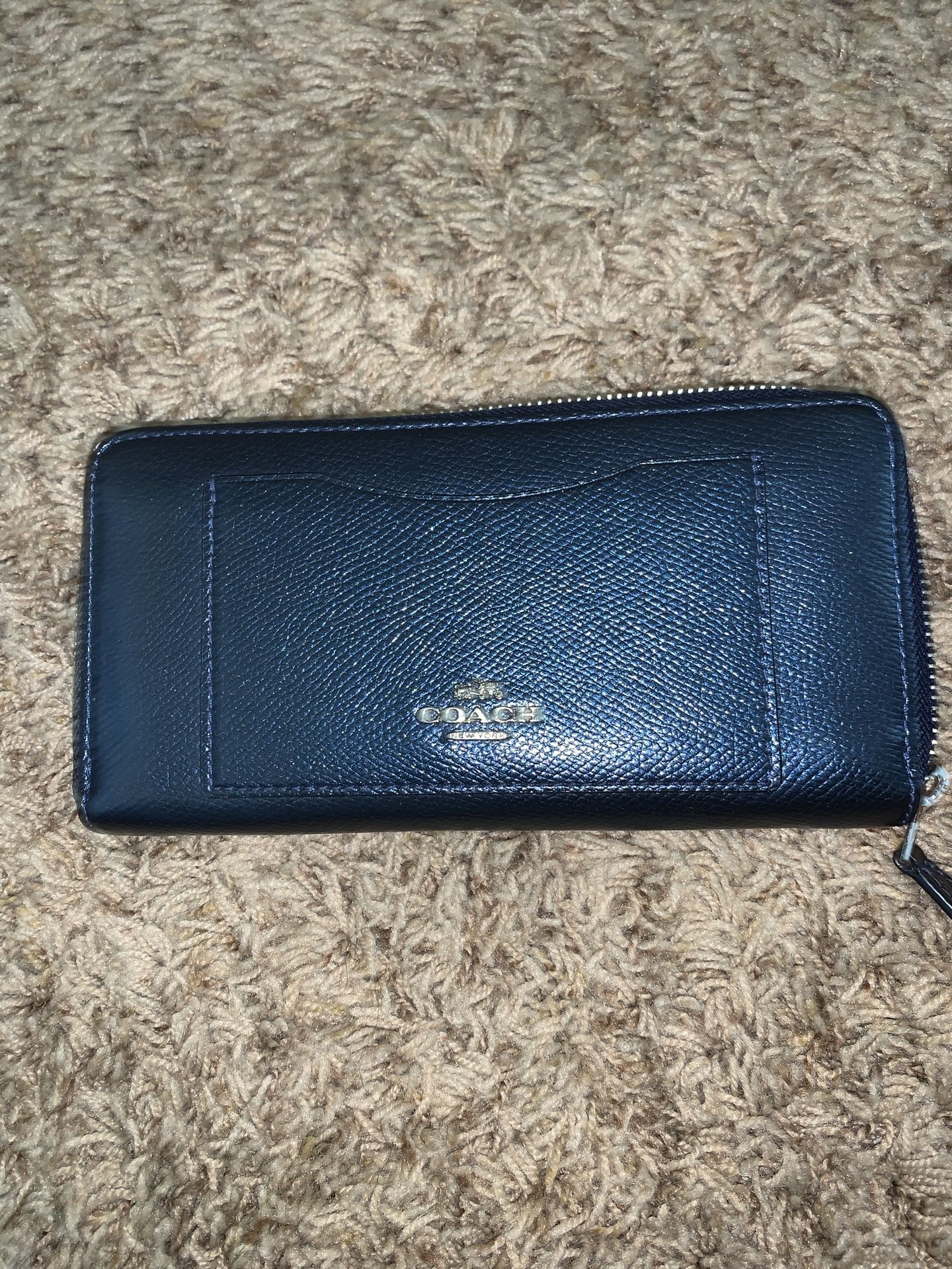 Blue Coach Wallet