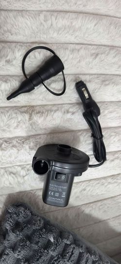 Electric Air Pump with Car Adapter and Nozzles