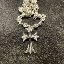 Chrome Hearts Style Cross Necklace 