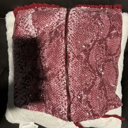 Red Sequin Corset 