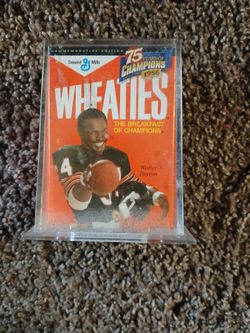 Mini wheatie Box with Walter Payton