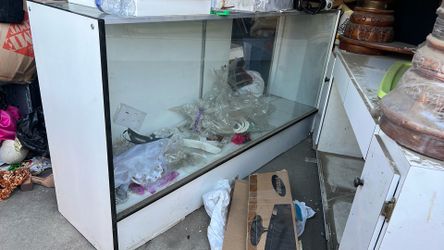 Display case & desk