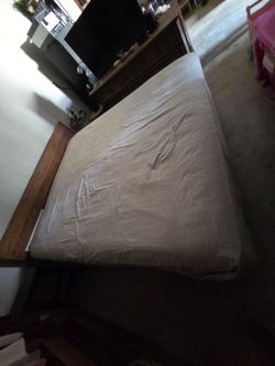King size mattress and frame