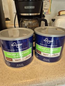 Decaf coffee 29 oz cans