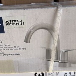 GROHE 20582EN0, ; Veletto 2-handle 4 centerset bathroom faucet, Brushed N 4 Inch