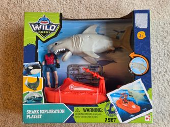 Wild Quest Shark Exploration Playset Chap Mei Ocean Adventure Toy New